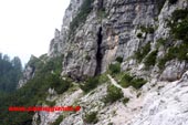 Un passaggio dell'alta via