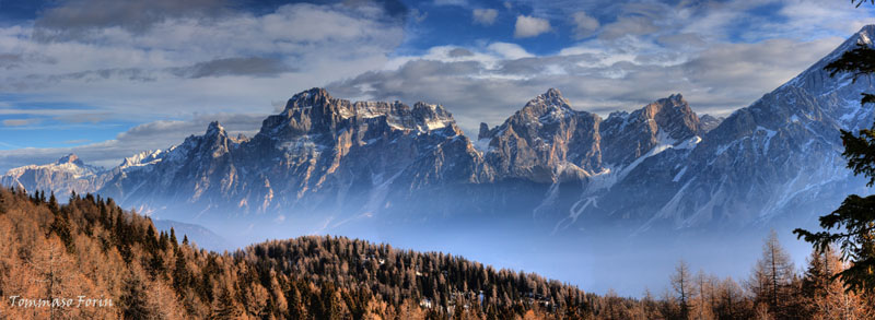 La valle di San Vito, e il Sorapiss in primo piano
