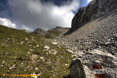 Eccola l&igrave; in alto Punta Valacia