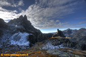 Cime in controluce