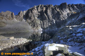 Il lago sotto alla Cima d'Asta
