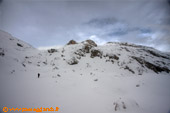 Si riparte da Passo Canali verso il Passo Fradusta