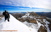 Il panorama dalla vetta della Tofana