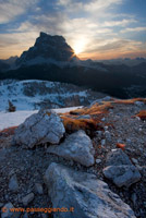 Pelmo, un'alba di emozione