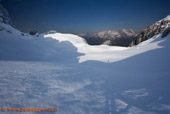 La discesa verso il lago