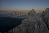 Tramonto sulle cime
