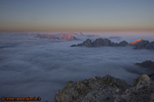 La Val Zoldana e il tramonto