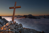 Croce di vetta sul Pelf