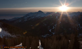 TRamonto, la giornata &egrave; finita ......