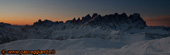 Le Pale all'alba
