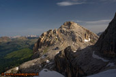 Il Mulaz, in salita al Passo delle Farangole