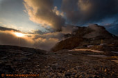 Tramonto dalla Rosetta
