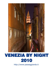 La copertina del calendario 2010 - Venezia By Night